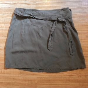 Rush Mini Skirt w/ Pockets, Olive Grn, Lg